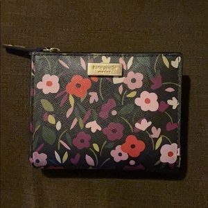 Kate spade small floral wallet